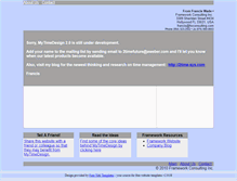 Tablet Screenshot of mytimedesign.com